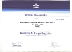 IATA CERTIFICATE 2013-min