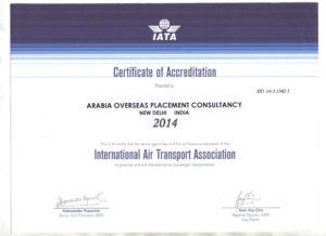 IATA CERTIFICATE 2014-min