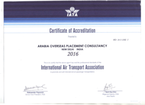 IATA CERTIFICATE 2016-min